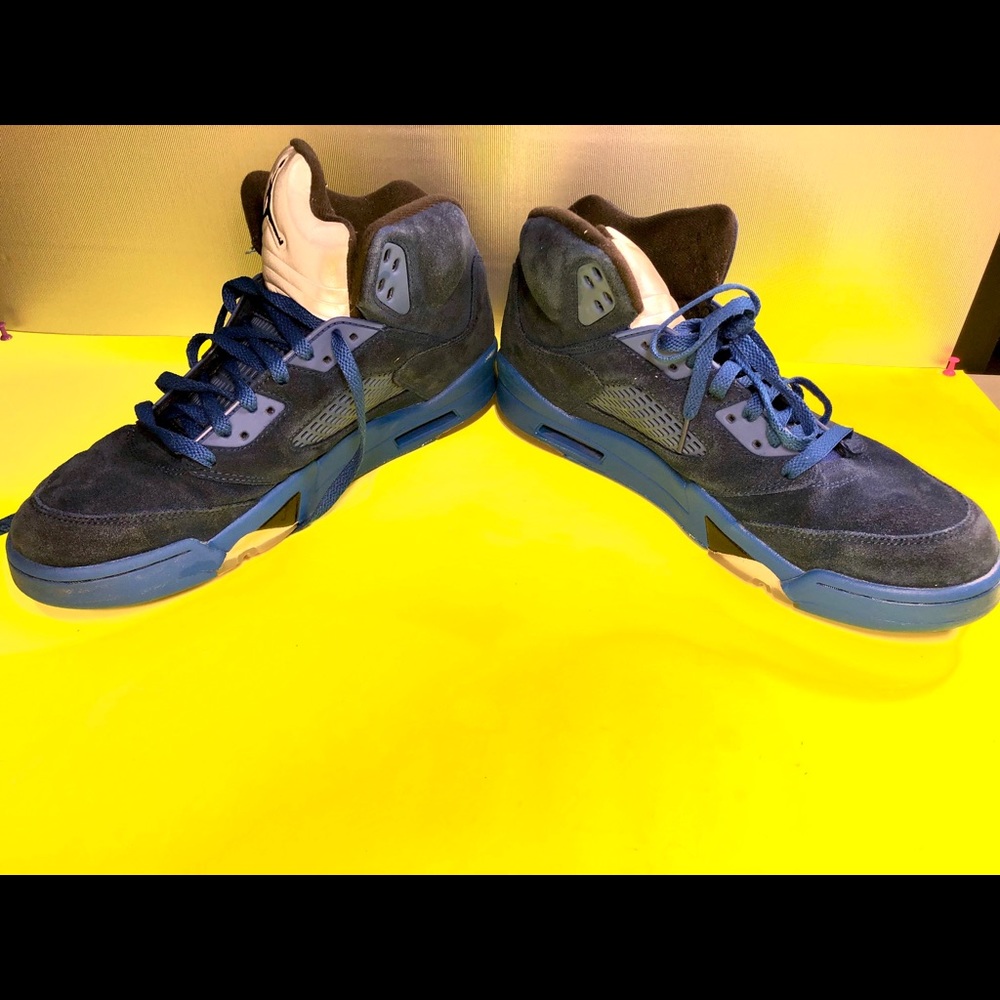Nike Air Jordan 5V Retro Olympic Obsidian Men 11.5 - Picture 3 of 8